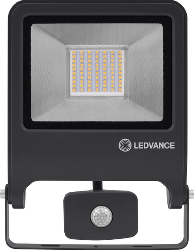 Prozhektor LED Ledvance Endura Flood me sensor, 50W, 4000K, gri e errët