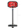 Kosh basketbolli Pure2Improve, i lëvizshëm, lartësi 1.90-3.40 m, i zi me të kuqe