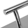 Mbajtëse këmbësh floktarie Activeshop Gabbiano L005S, metal, argjend