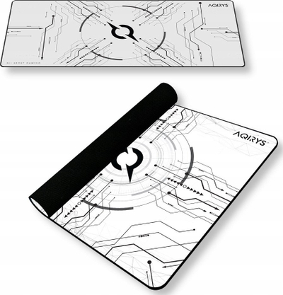 Mousepad gaming AQIRYS Gruis White, XL, i bardhë