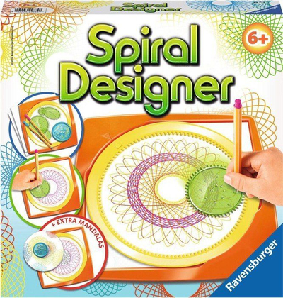 Set vizatimi Ravensburger Spiral Designer, spirale dhe mandala, për kalamaj 6+, shumëngjyrësh