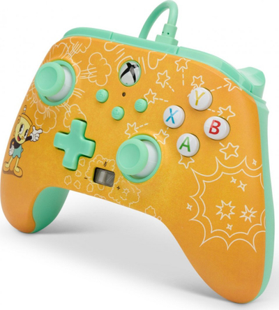 Kontroller PowerA Xbox Enhanced Cuphead, me kabllo, i verdhë