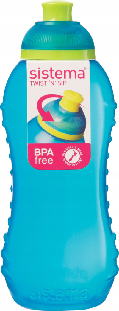 Shishe uji Sistema Twist n Sip Bottle, 330ml, kundër rrjedhjes, shumëngjyrëshe