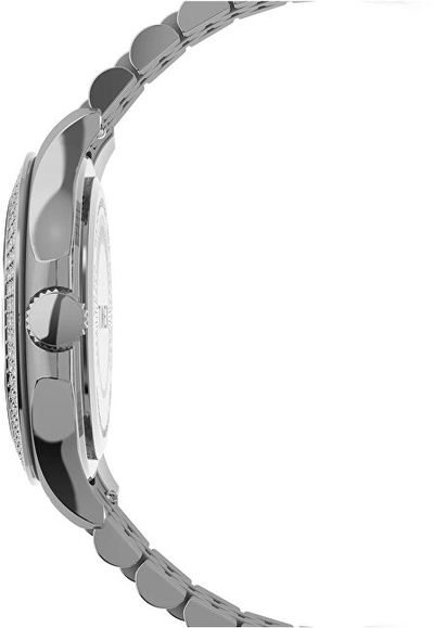 Orë dore për femra Timex Kaia TW2V79600, e argjendtë/kaltër