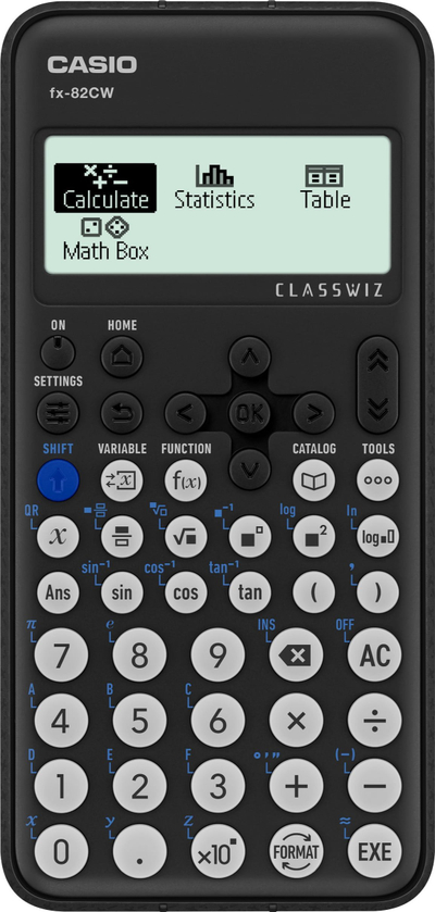 Kalkulator shkencor Casio FX-82CW, ekran LCD, i zi