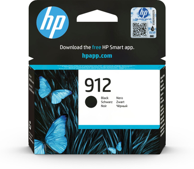 Ngjyrë printeri HP 912, 8.3 ml, e zezë