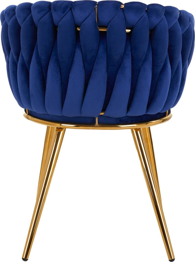 Karrige Chair 4Rico QS-GW06G, për dhomë ndenje, blu e errët