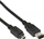 Kabllo InLine FireWire 400 6 pin në 4 pin, 1.8m, i zi