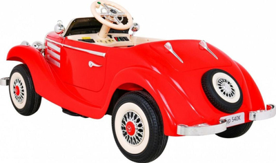 Makina elektrike për fëmijë Mercedes Benz Retro 540A, 4 motorë, deri 100 kg, e kuqe