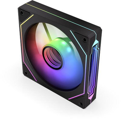 Ventilator PC Krux Corvus Reverse 120 ARGB, 120mm, adresueshëm ARGB, i zi