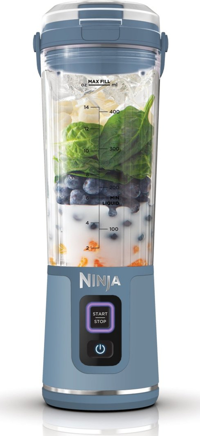 Mikser dore Ninja Blast, pa kabëll, 14.4W, blu