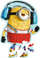 Puzzle druri Trefl Wooden Crazy Minion, 50 copa, shumëngjyrësh
