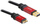 Kabllo Delock USB-A - microUSB, 3m, e kuqe