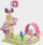 Set ndërtimi Marioinex Mini Waffle Princess Magic Tower, 80 pjesë, për fëmijë 6+