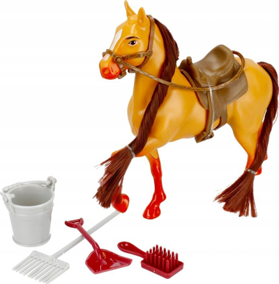 Set lodër kalë MEGA CREATIVE Horse Culture, me aksesorë, për kalamaj 3+, me ngjyra mikse