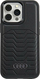 Mbulese telefon Audi Synthetic Leather Hard Case, MagSafe, për iPhone 15 Pro, e zezë