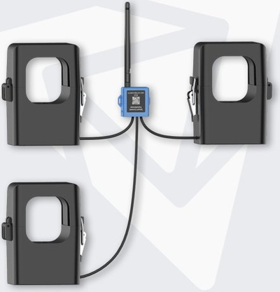 Transformator rryme Milesight CT305-868M, LoRaWAN, 500A, i zi