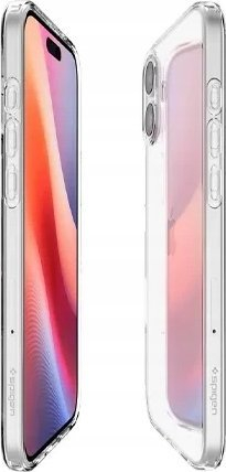 Mbulesë telefoni Spigen Crystal Flex për iPhone 16 Plus, transparente