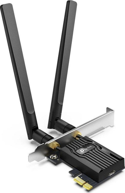 Мрежна картичка TP-Link Archer TX55E, Wi‑Fi 6 AX3000, Bluetooth 5.2, црна