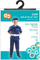 Kostum policie për fëmijë Godan Cop Role Play Set, madhësia 110 120 cm, 100% poliester, blu e errët