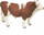 Figurë lodër Papo Dem Simmental, plastikë, shumëngjyrëshe