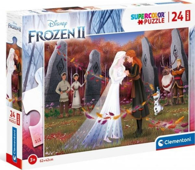 Puzzle Clementoni Frozen 2, 62 x 42 cm, 24 elemente 