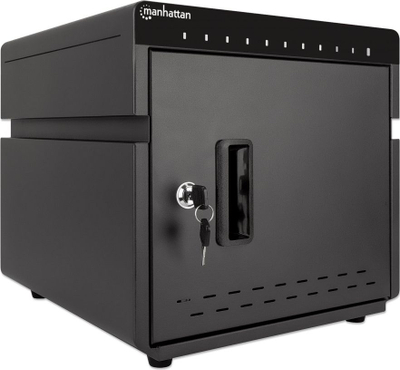 Stacion karikimi Manhattan 715942, 10x USB‑C, 3A, metalik