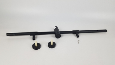 Shinë dushi Wenko Basic, 66 cm, çelik inox, e zezë