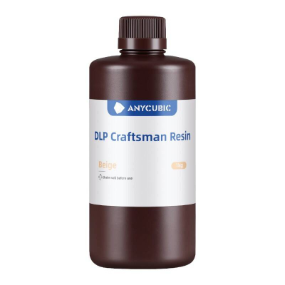Rrëshirë 3D Printer Anycubic DLP Craftsman, 1kg, set 2 copë, beige