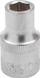 Çelës tubular JCB Socket Bit, 1/2", 9mm, 6-këndësh, çelik Cr-V