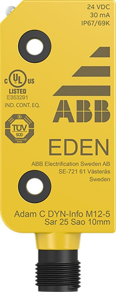 Sensori sigurie ABB Adam C DYN Info M12 5, pa kontakt, IP69K