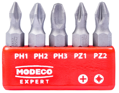 Set bitash Sigma PH1 PH2 PH3 PZ1 PZ2, 25mm, 5 copë, me ngjyra të ndryshme