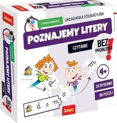 Eдукативно сложувалка со букви Јава We Get to Know Letters with the Professor, за деца