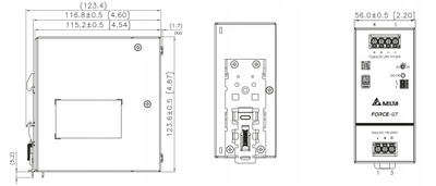Furnizues energjie Delta Electronics DRF-24V480W1GBA, 24V, 480W, njëfazësh
