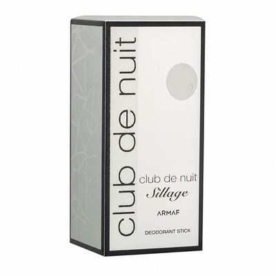 Deodorant stick Armaf Club de Nuit Sillage, për burra, 75g, gri metalik