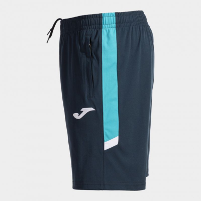 Кратки футбалски панталони Joma Montreal II, за мажи и момчиња, флуоресцентна тиркизна боја