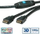 Kabllo HDMI Cro14013465, 30 m, Full HD, e zezë