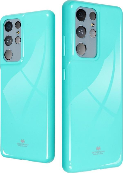 Kllëf telefoni Mercury Jelly Samsung A73 5G, silikoni, me shkëlqim, ngjyrë mint