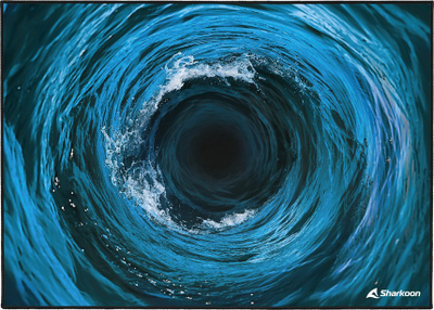 Tapet për dysheme Sharkoon SKILLER SFM12 Undertow, 120 x 120 cm, 5 mm, blu