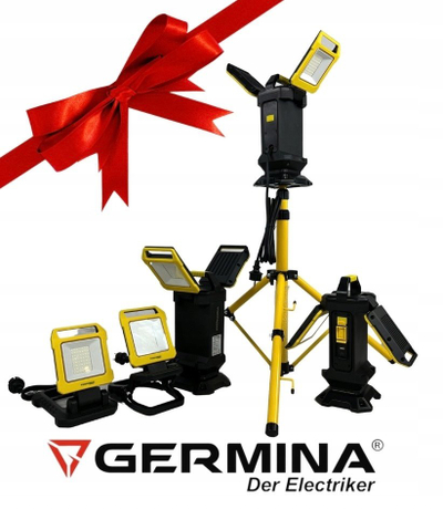 Llambë pune LED me bateri HERCULES GW-0034, 10W, 700 lm dhe 350 lm, 6500K, IP54, me powerbank