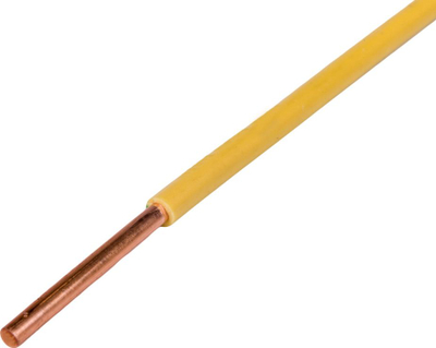 Kabllo njëbërthamës DY ELEKTROKABEL H07V U, 2.5 mm², 450/750V, 100 m, e verdhë