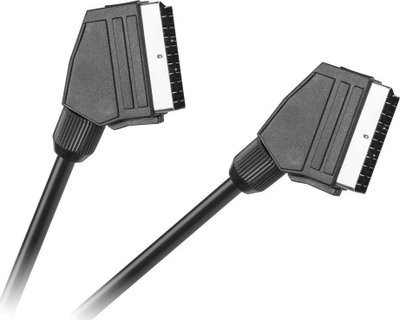 Kabllo SCART Cabletech Eco Line, SCART në SCART, 1.5m, e zezë