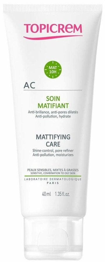 Krem fytyre Topicrem AC Mattifying Care, për lëkurë me yndyrë, 40 ml