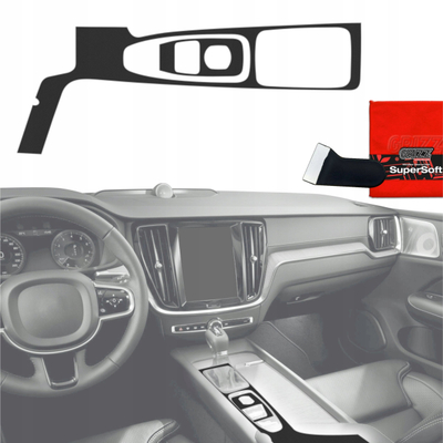 Film mbrojtës GrizzGlass PianoSkin Matte për Volvo XC90 B5 2019, mat, i zi