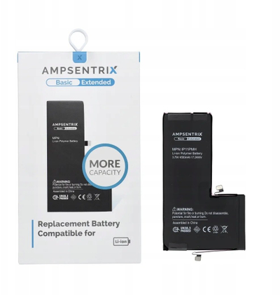 Bateri telefoni AmpSentrix Basic IP11PMH, 4550mAh, Li-ion polymer, për iPhone 11 Pro Max