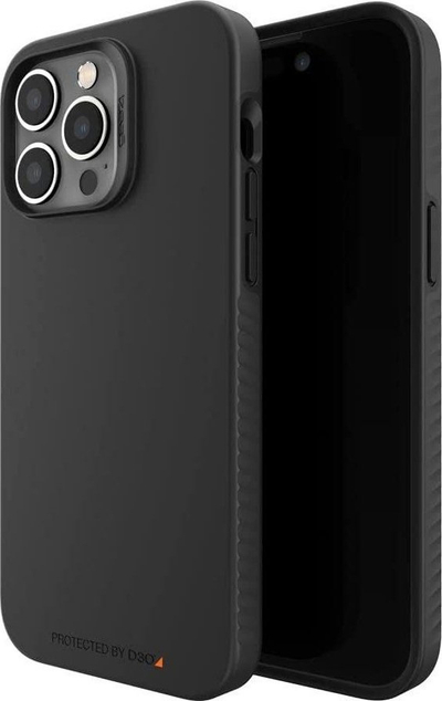Husë telefoni Gear4 Rio për iPhone 14 Pro, D3O, mban rënie gjer 4m, e zezë