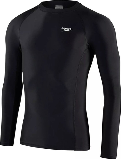 Bluzë noti Regatta Sun Protection Top, me mëngë t'gjata, UPF40+, e zezë bardhë