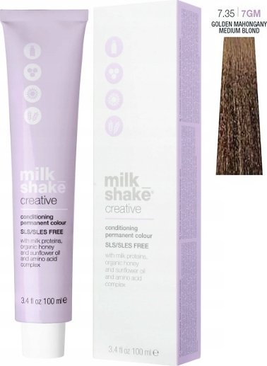 Bojë flokësh Milk Shake Creative 7.357GM Jamaican Java, e përhershme, 100 ml