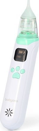 Aspirator hunde BabyOno Take Care, elektrik, për bebe, i bardhë me jeshile