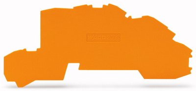 Pllakë fundore Wago, 0.8 mm, portokalli